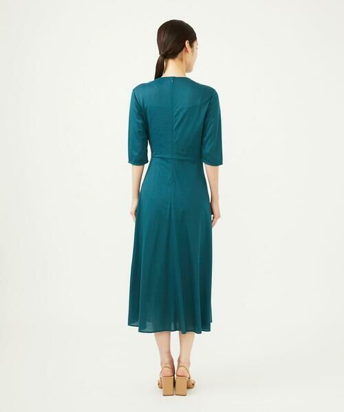 Sybilla / シビラ ロング・マキシ丈ワンピース | アシンメトリーバイカラードレス | 詳細4