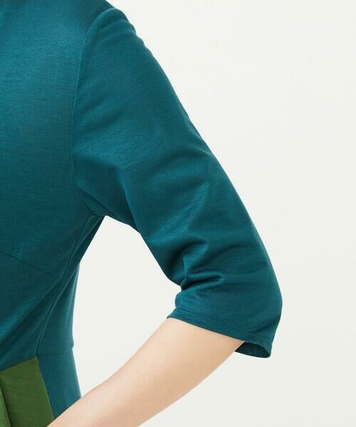 Sybilla / シビラ ロング・マキシ丈ワンピース | アシンメトリーバイカラードレス | 詳細7