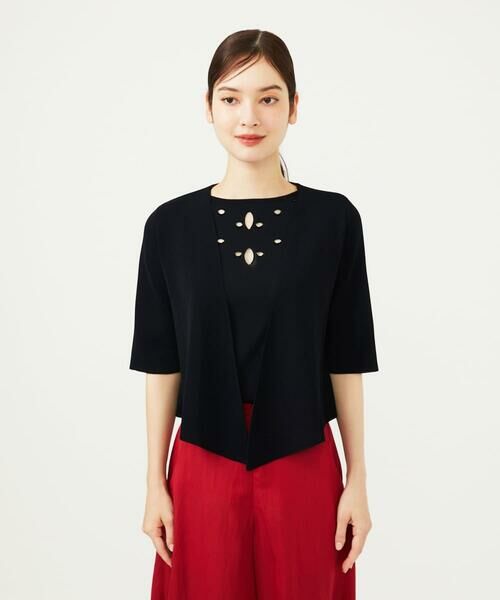 Sybilla / シビラ カーディガン・ボレロ | トライアングルヘムボレロ | 詳細4