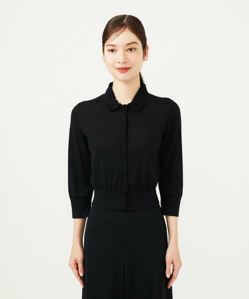 Sybilla / シビラ カーディガン・ボレロ | レースカラーカーディガン | 詳細3