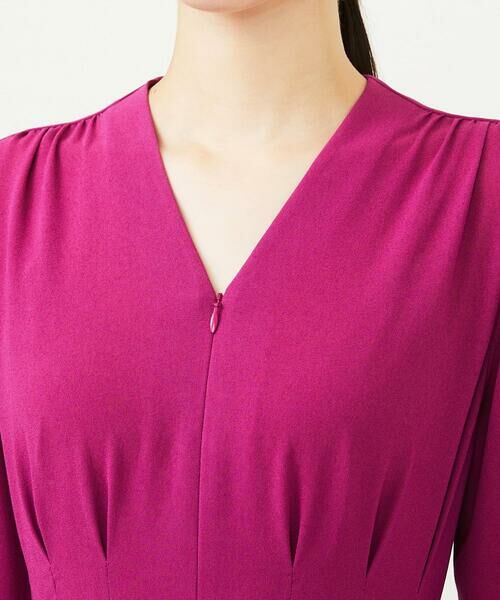 Sybilla / シビラ ドレス | タッキングデザインドレス（7分袖） | 詳細10