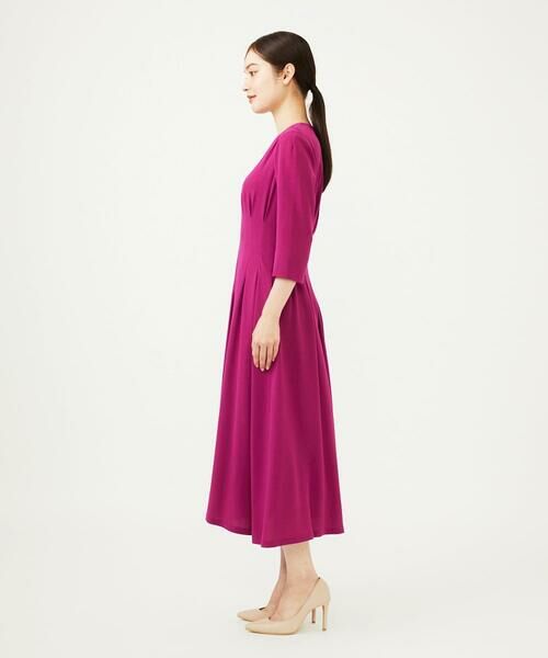 Sybilla / シビラ ドレス | タッキングデザインドレス（7分袖） | 詳細8