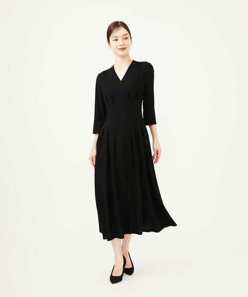 Sybilla / シビラ ドレス | タッキングデザインドレス（7分袖） | 詳細11
