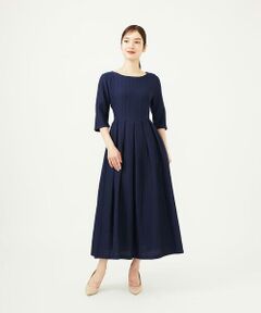 Sybilla / シビラ ドレス | フクレジャカードタックフレアドレス