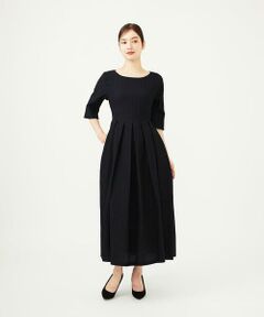 Sybilla / シビラ ドレス | フクレジャカードタックフレアドレス