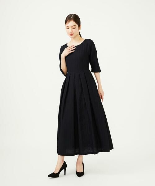 Sybilla / シビラ ドレス | フクレジャカードタックフレアドレス | 詳細12