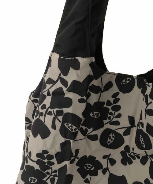 Sybilla / シビラ トートバッグ | モノトーンフラワープリントエコバッグ | 詳細3