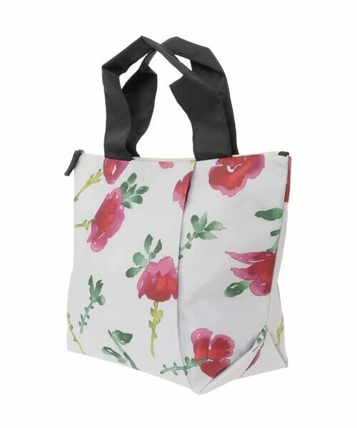 Sybilla / シビラ トートバッグ | 【保冷・保温】水彩フラワープリントトートバッグ | 詳細1
