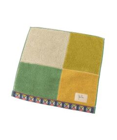 Sybilla / シビラ ハンカチ | ブロッキングデザインタオルハンカチ