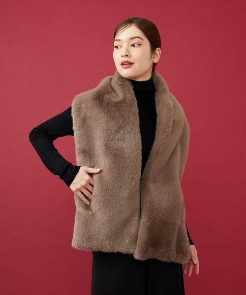 Sybilla / シビラ マフラー・ショール・スヌード・ストール | フェイクファーロングストール | 詳細7