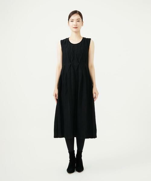 Sybilla / シビラ ロング・マキシ丈ワンピース | レリーフニットドレス | 詳細2