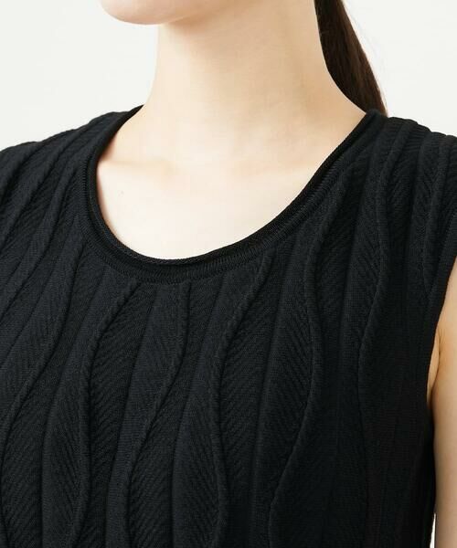 Sybilla / シビラ ロング・マキシ丈ワンピース | レリーフニットドレス | 詳細5