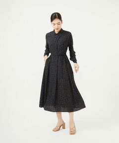 Sybilla / シビラ ロング・マキシ丈ワンピース | ミニアスタリスクプリントドレス