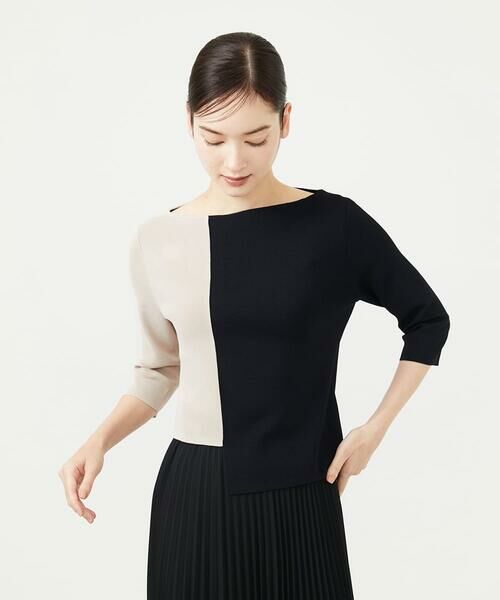 Sybilla / シビラ ニット・セーター | バイカラープルオーバー | 詳細12