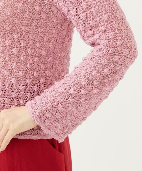 Sybilla / シビラ ニット・セーター | 透かし編みプルオーバー | 詳細6