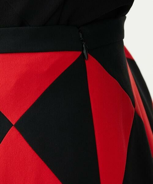 Sybilla / シビラ ロング・マキシ丈スカート | ブラック×レッドパッチワークスカート | 詳細5