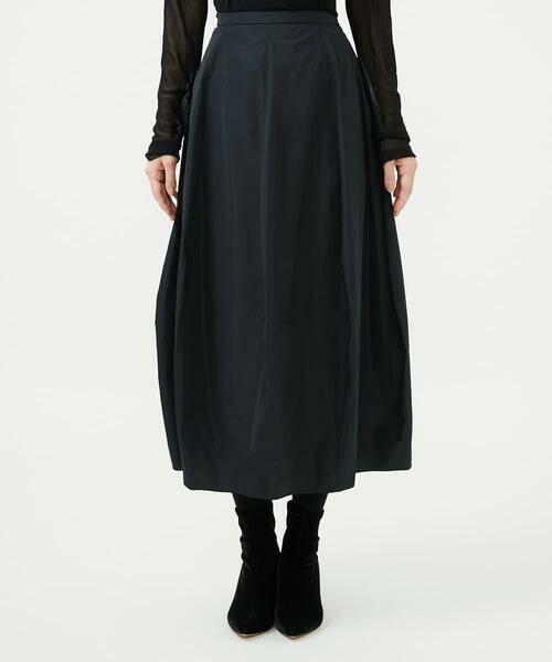 Sybilla / シビラ ロング・マキシ丈スカート | シルキータフタコクーンスカート | 詳細4