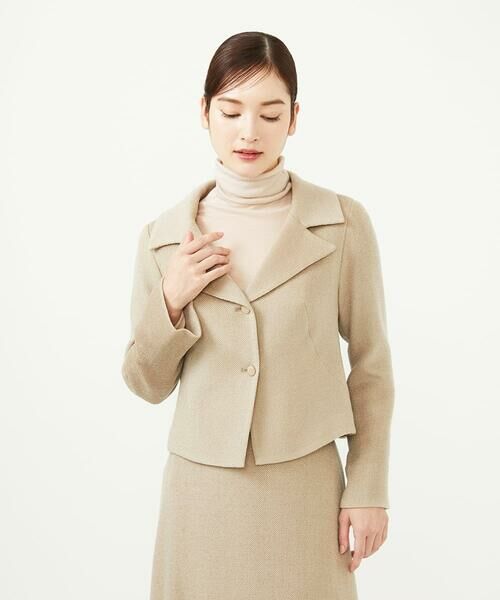 Sybilla/シビラ モールツイードジャケット ベージュ SS Sybilla/シビラ モールツイードジャケット ベージュ SS