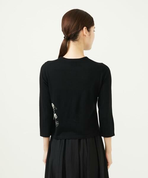 Sybilla / シビラ カーディガン・ボレロ | ステッチフラワー刺繍カーディガン | 詳細9