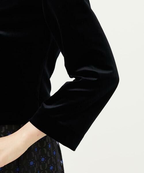 Sybilla / シビラ ノーカラージャケット | トリアセベロアノーカラージャケット | 詳細7