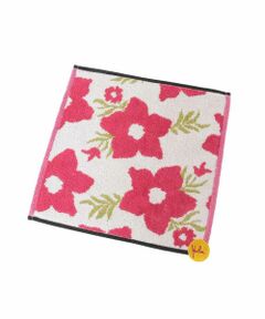 Sybilla / シビラ ハンカチ | ビッグフラワー柄タオルハンカチ