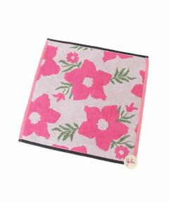 Sybilla / シビラ ハンカチ | ビッグフラワー柄タオルハンカチ