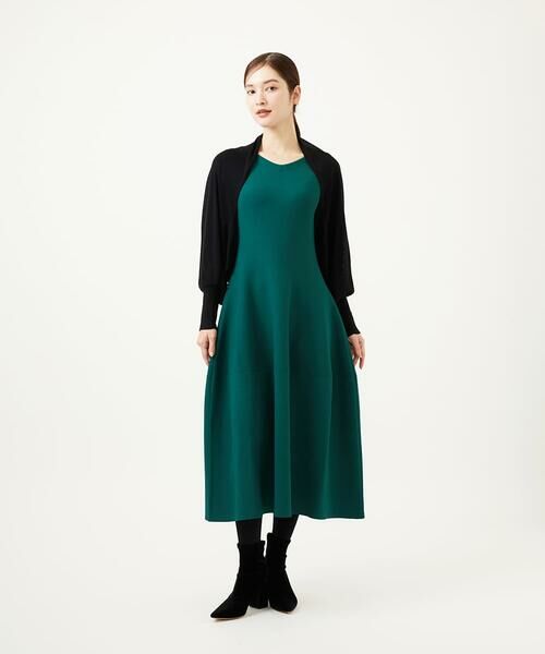 Sybilla / シビラ ロング・マキシ丈ワンピース | フォルムフレアニットドレス | 詳細8
