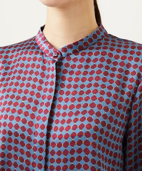 Sybilla / シビラ シャツ・ブラウス | ダイヤ柄プリントブラウス | 詳細4