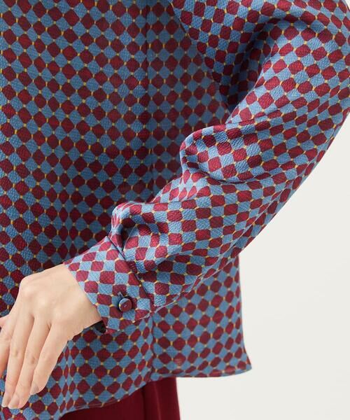 Sybilla / シビラ シャツ・ブラウス | ダイヤ柄プリントブラウス | 詳細6