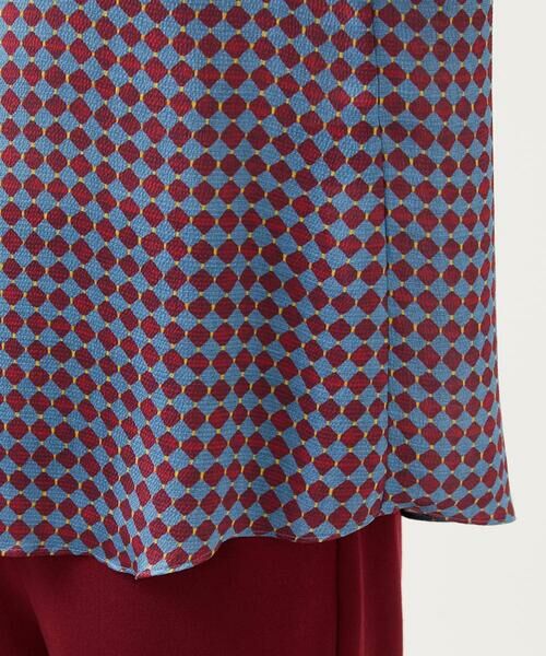 Sybilla / シビラ シャツ・ブラウス | ダイヤ柄プリントブラウス | 詳細7