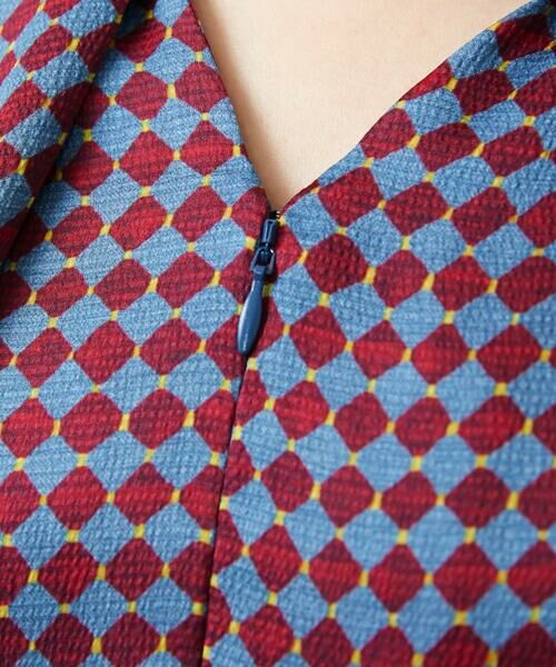 Sybilla / シビラ ロング・マキシ丈ワンピース | ダイヤ柄プリントドレス | 詳細5