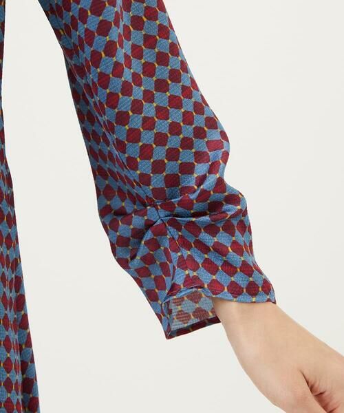 Sybilla / シビラ ロング・マキシ丈ワンピース | ダイヤ柄プリントドレス | 詳細7