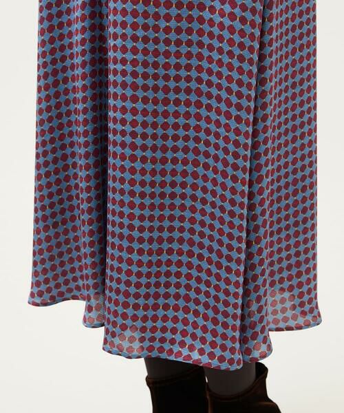 Sybilla / シビラ ロング・マキシ丈ワンピース | ダイヤ柄プリントドレス | 詳細9