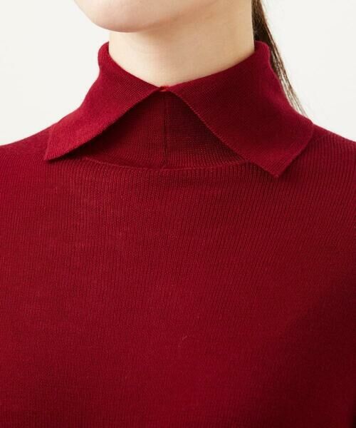 Sybilla / シビラ ニット・セーター | ステッチデザインハイネックプルオーバー | 詳細4