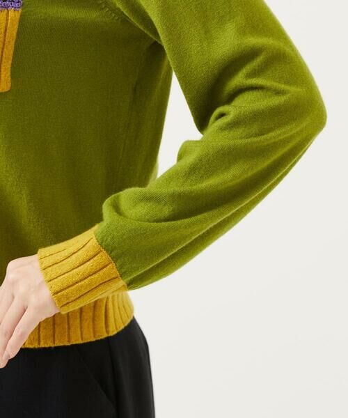 Sybilla / シビラ カーディガン・ボレロ | ポケットデザイン配色カーディガン | 詳細6