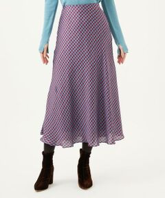 Sybilla / シビラ ロング・マキシ丈スカート | ダイヤ柄プリントスカート