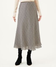 シルク和紙デニムラップスカート （ロング・マキシ丈スカート