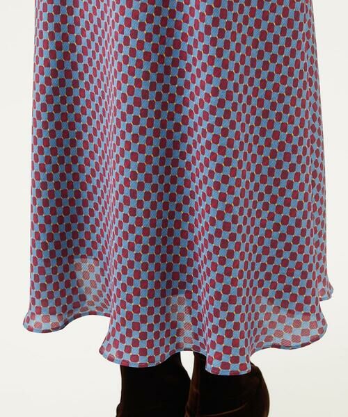 Sybilla / シビラ ロング・マキシ丈スカート | ダイヤ柄プリントスカート | 詳細6