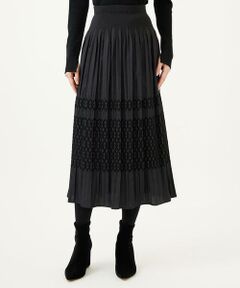 Sybilla / シビラ ロング・マキシ丈スカート | モールジャカードシャーリングスカート