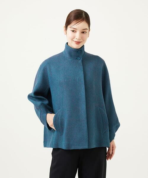 Sybilla / シビラ その他アウター | スタンドカラーツイードショートコート | 詳細1