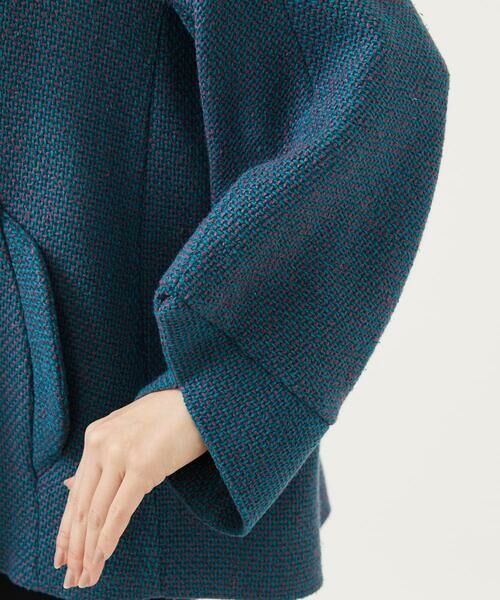 Sybilla / シビラ その他アウター | スタンドカラーツイードショートコート | 詳細8
