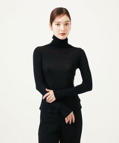 Sybilla / シビラ カットソー | ハイネックウールカットソー