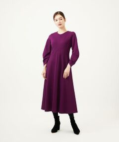 Sybilla / シビラ ロング・マキシ丈ワンピース | フォルムスリーブジャージードレス