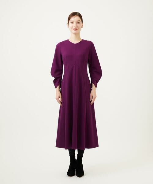 Sybilla / シビラ ロング・マキシ丈ワンピース | フォルムスリーブジャージードレス | 詳細2
