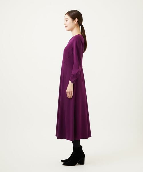 Sybilla / シビラ ロング・マキシ丈ワンピース | フォルムスリーブジャージードレス | 詳細3