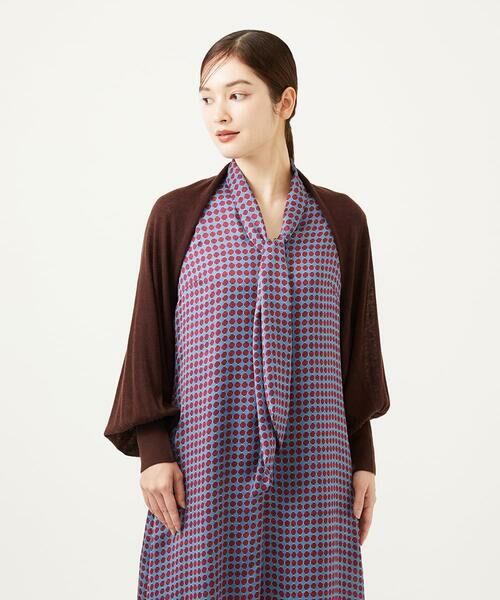 Sybilla/シビラ ドレープボレロ ブラウン M