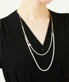 Sybilla / シビラ ネックレス・ペンダント・チョーカー | アジャスター付き2連パールネックレス