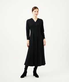 Sybilla / シビラ ロング・マキシ丈ワンピース | ピンタックデザインドレス