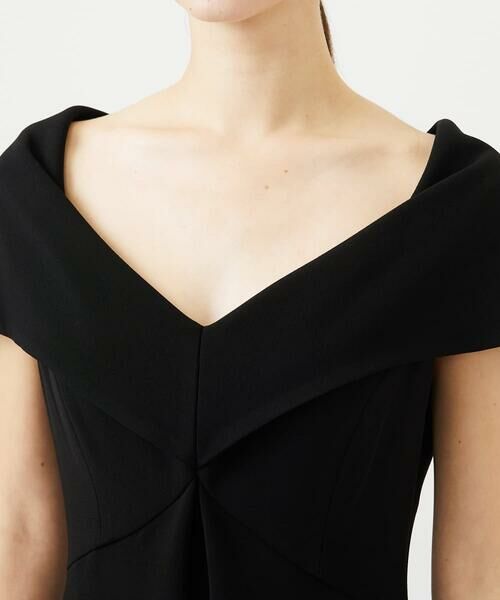 Sybilla / シビラ ドレス | ワイドカラーVネックドレス | 詳細5