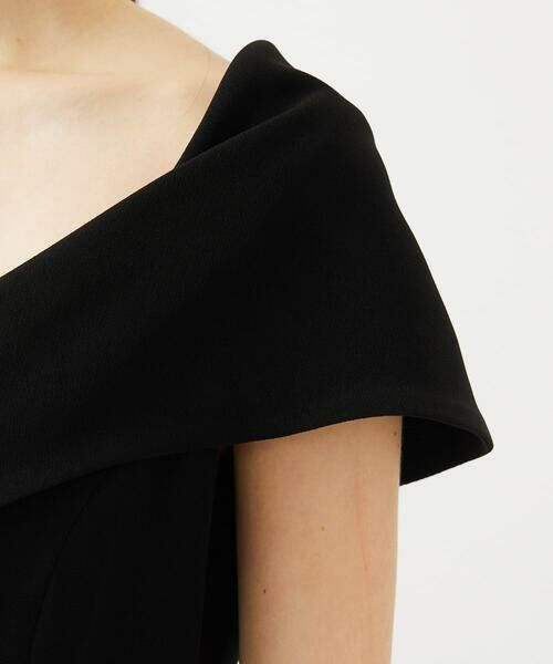 Sybilla / シビラ ドレス | ワイドカラーVネックドレス | 詳細7
